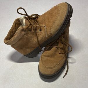 UGG Tan Suede Ankle Boots